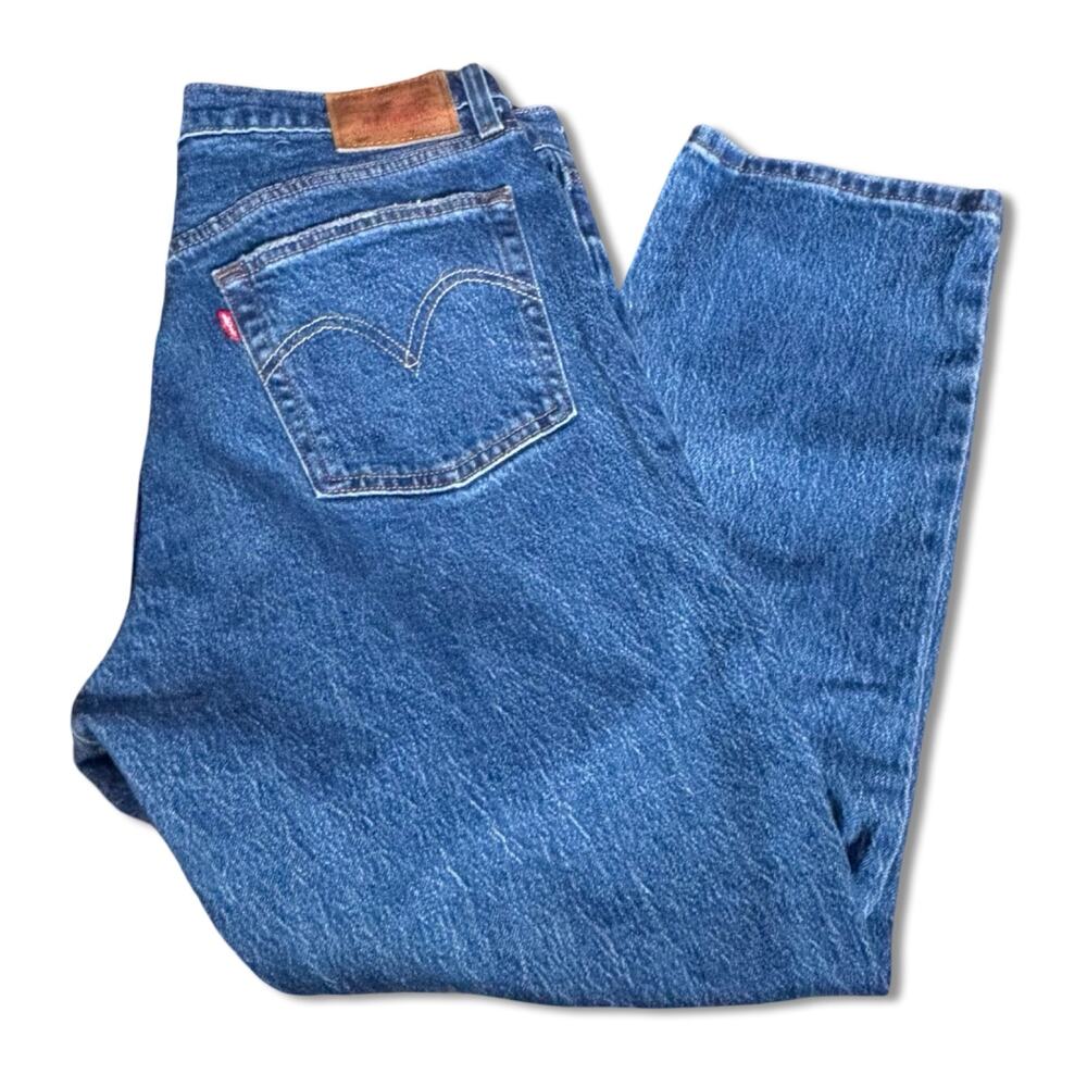 Levi’s 501 Original Fit Jeans 32 Inch Waist L26 Medium Wash Straight Leg Classic